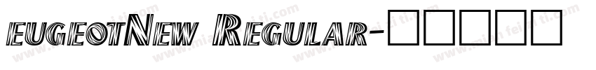 eugeotNew Regular字体转换